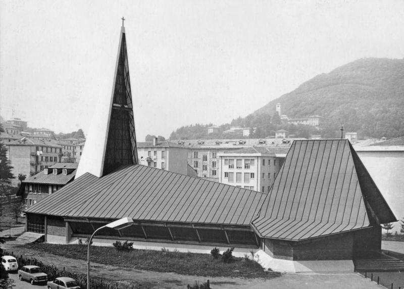 La chiesa appena ultimata